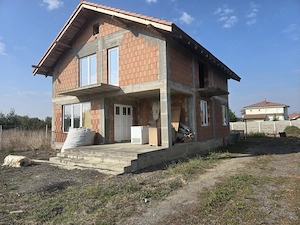Casa la rosu,tencuita interior, Sacalaz