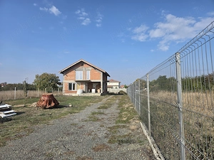 Casa la rosu,tencuita interior, Sacalaz
