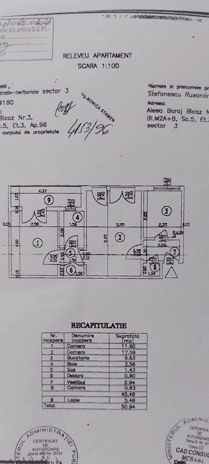  apartanent 2 camere direct proprietar - imagine 3