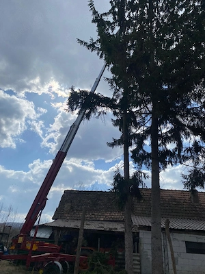 Prestare de servici cu Nacela , cu o înălțime de 25m!