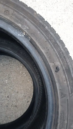 2 anvelope 225/45/17 Hankook 7 mm  - imagine 5