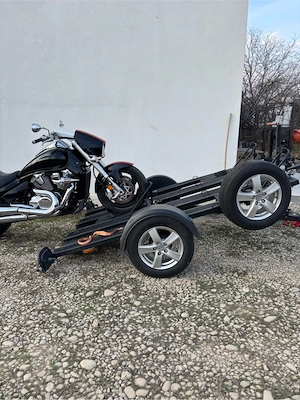 remorca speciala moto 3 posturi  - imagine 2