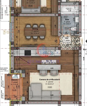 Apartament 2 camere, Giroc - Planetelor