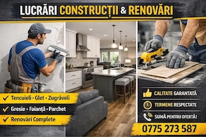Execut lucrari constructii si renovari 