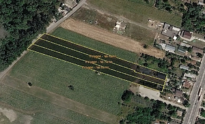 Teren intravilan parcelat