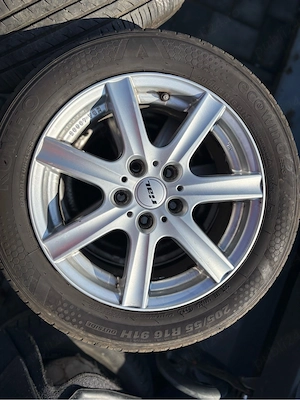 Jante aliaj R16 Rial+ cauciucuri de vară - imagine 2