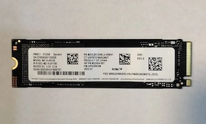 SSD 512gb NVme PciE 4.0 Samsung, ca NOU, Garantie 1 an