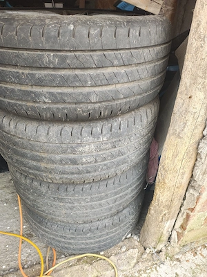 set jante 5x112r17 cu anvelope vara good year dot 2023 - imagine 4