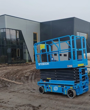 Inchiriere Nacela Electrica tip Foarfeca - inaltime de lucru 12 m - imagine 2