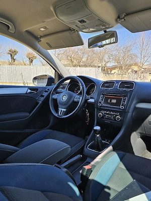 VW Golf 6 1.4TSI TEAM Parkassist ÎncălzireScaune DubluClima Bluetooth ComenziVolan Euro5  - imagine 10