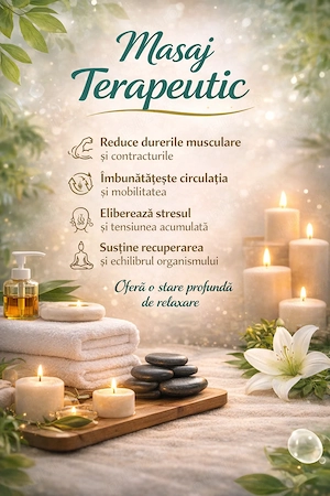 Redescoperă echilibrul corpului tău prin masaj terapeutic-EXCLUSIV PENTRU FEMEI
