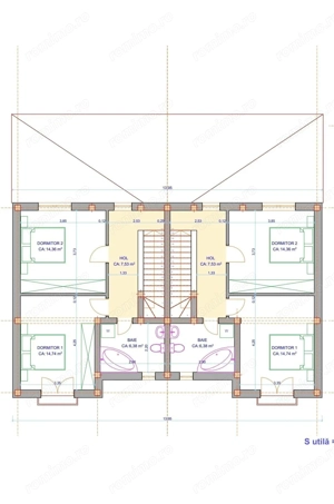 Duplex 4 camere | 2 băi | Toate utilitățile | Moșnița - imagine 14