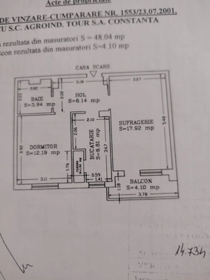 Tomis 1, apartament cu doua camere decomandate. - imagine 8