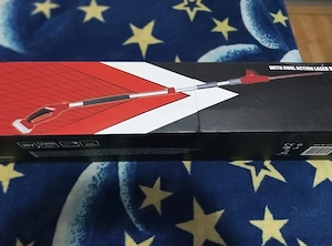 Trimer electric cu acumulator 20 V, pentru tuns gard viu cu tijă telescopică reglabilă 