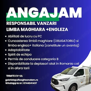 Responsabil Vanzari Limba Maghiara