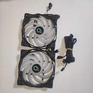 Set 2 Ventilatoare RGB + Hub Controller 