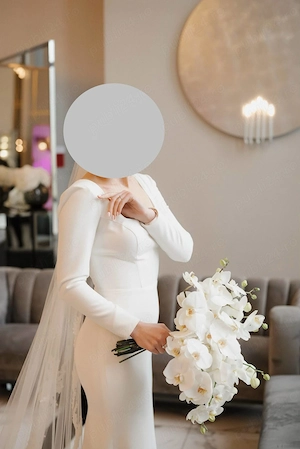 Rochie de mireasă superbă  - imagine 2