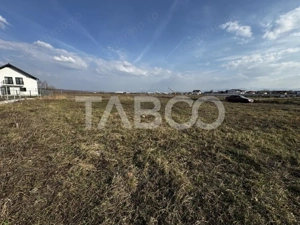 Teren intravilan constructii 604 mp PUZ si utilitati Sura Mica Sibiu - imagine 2