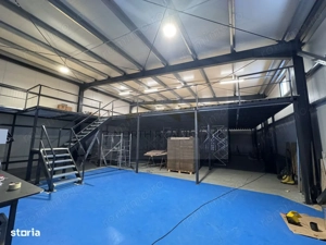 Hală nouă de închiriat 500 mp cu birou și acces TIR | lângă autostrada A2