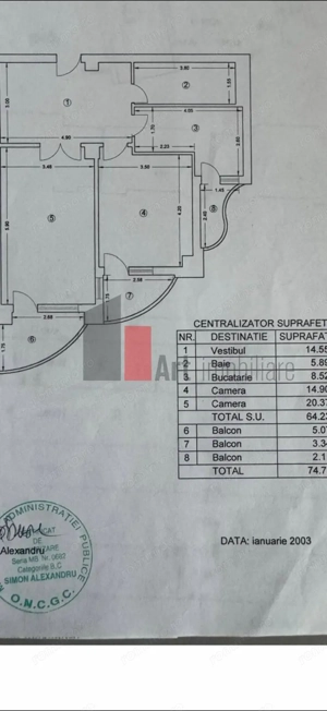 Apartament cu 2 camere de vanzare-Unirii-Alba Iulia - imagine 5