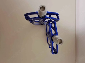 Pedale late platforma aliaj aluminiu bicicleta Mtb Downhill bmx antiderapante 12 crampoane usoare - imagine 4