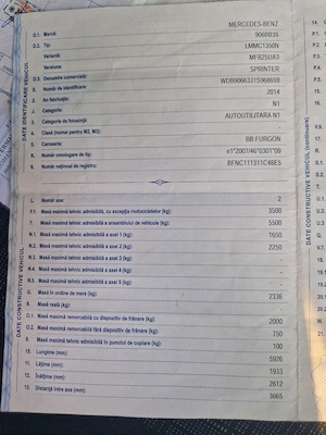 Vând Mercedes Sprinter  - imagine 6