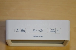 Vand Ceas desteptator Sencor SDC 2800 W, Display LCD, Termometru, Alb, Nou, 50 Lei - imagine 3