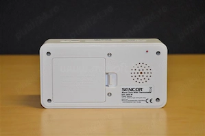 Vand Ceas desteptator Sencor SDC 2800 W, Display LCD, Termometru, Alb, Nou, 50 Lei - imagine 2