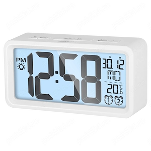 Vand Ceas desteptator Sencor SDC 2800 W, Display LCD, Termometru, Alb, Nou, 50 Lei