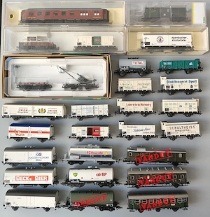 Vagoane trenulet electric H0, Trix