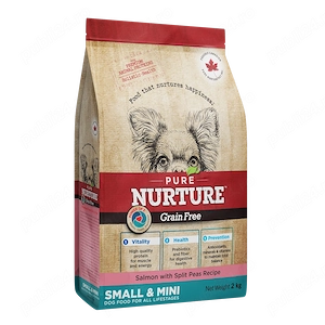 Pure Nurture - Hrana caini talie mica grain free somon 2kg fara cereale
