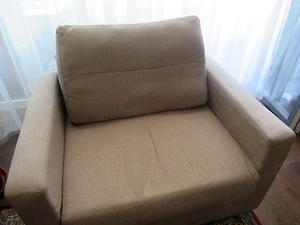 Set canapea si fotoliu extensibile