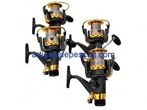 Set 4 Lansete pentru Crap, lungime 3.60 m + 4 mulinete KT 5000A cu 6 rulmenti - produse noi - imagine 3