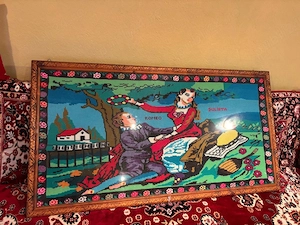 tablou cusut manual Romeo si Julieta 