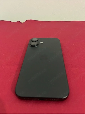 Telefon mobil Apple iPhone 16, 128GB, 5G, Black