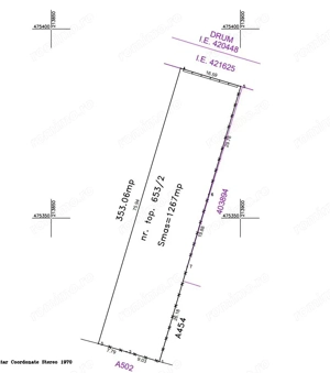 Teren ultracentral in Moșnița Nouă | 1267 mp | Vad comercial excelent - imagine 4