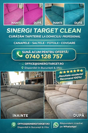 Curatare canapele, saltele, fotolii, tapiterii auto