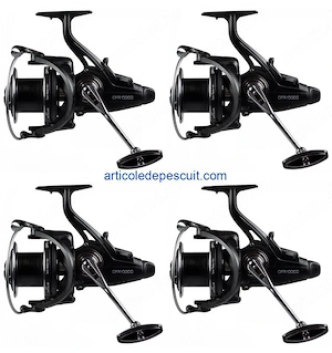 Set 4 Mulinete Crap si Somn, CFR 10000, 13 rulmenti, tambur aluminiu, BaitRunner   produse noi