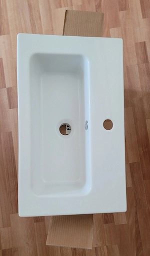 Lavoar ceramic Savini Due Napoli 60W, alb, NOU in cutie