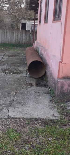 Vand teava 4 m lungime 50 diametru, 10 grosimea adica 1 cm  