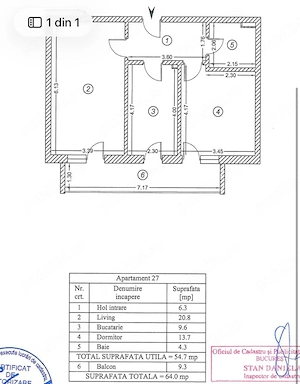 Prima închiriere * Ap. 2 camere, parcare, terasa spre parc, Grand Kristal * Proprietar - imagine 10