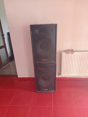 Boxe pasive +2 amplificatoare putere 