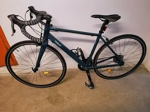 Bicicletă șosea Triban (RC 500) verde damă XS