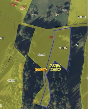 Teren spectaculos 6,903 mp   Fundățica, acces direct DJ730A   Ideal Investiție