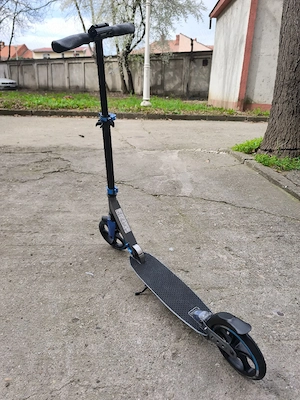 Trotinetă pliabilă aluminiu cu suspensie dubla