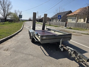 Vând remorcă 3,5 tone pentru utilaje , perfectă stare de funcționare  - imagine 3