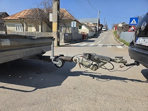 Vând remorcă 3,5 tone pentru utilaje , perfectă stare de funcționare  - imagine 2