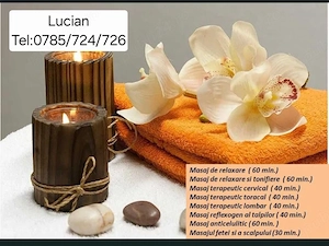 Masaj la domiciliu meu sau al dvs