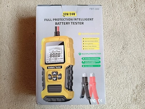 Tester Baterie Auto FBT-300 12V-24V, 100-2000 CCA, 2-220 Ah - NOU, SIGILAT - imagine 6