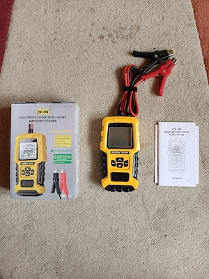 Tester Baterie Auto FBT-300 12V-24V, 100-2000 CCA, 2-220 Ah - NOU, SIGILAT - imagine 2